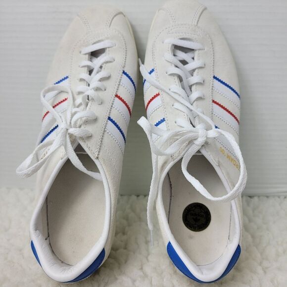 Adidas Originals ROTTERDAM 00 Men's Sneakers 7.5 White Blue Bird Scarlet IH4776 - Picture 8 of 10